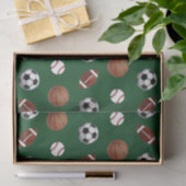 Papier Mousseline Thème Sportif (Cadeau)