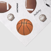 Papier Mousseline Thème sportif HAMbyWG (Détail)