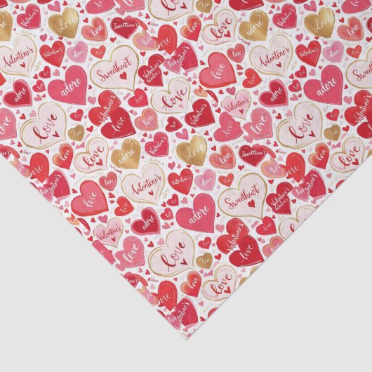 Papier Mousseline Thème Whimsical & Sweet Heart (Détail)