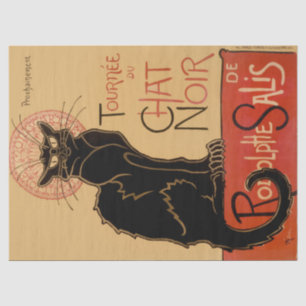 Papier Mousseline Théophile Steinlen Le Conversation Noir Découpage