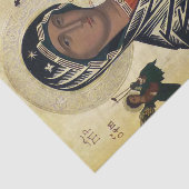 Papier Mousseline Théotokos Icône chrétienne orthodoxe (Détail)