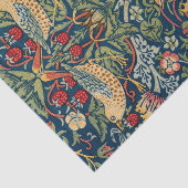Papier Mousseline Thief de fraises par William Morris (Détail)
