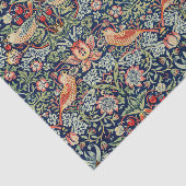 Papier Mousseline Thief fraise William Morris (Détail)