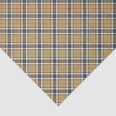 Papier Mousseline Thomson Camel Tartan Plaid Family Mode Motif (Détail)
