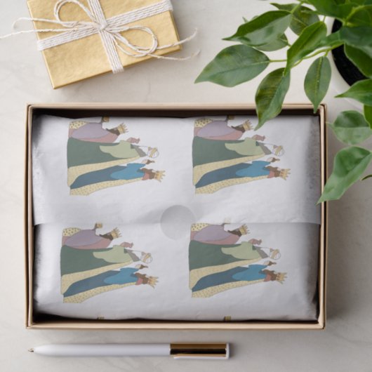 PAPIER MOUSSELINE THREE KING TISSUE PAPER (Cadeau)