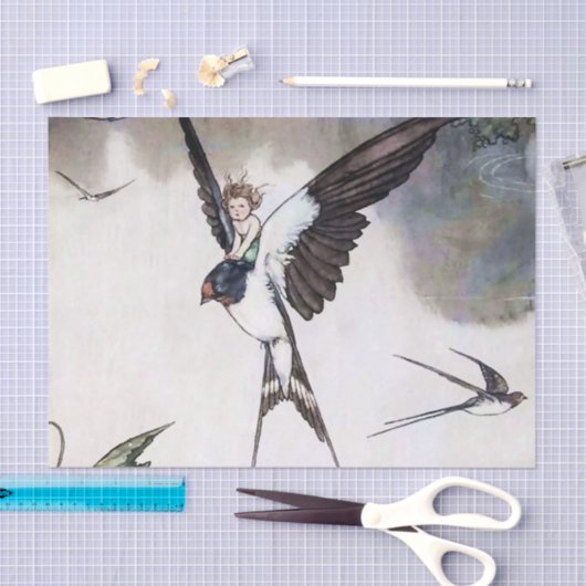 Papier Mousseline Thumbelina par W Heath Robinson (Artisanat)