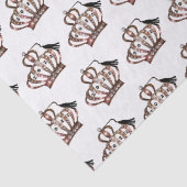 Papier Mousseline "Tiara - Classe de +2022" Tissu Papier (Détail)