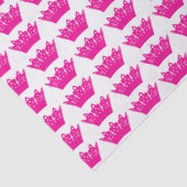 Papier Mousseline Tiaras roses et couronnes papier de tissus (Détail)