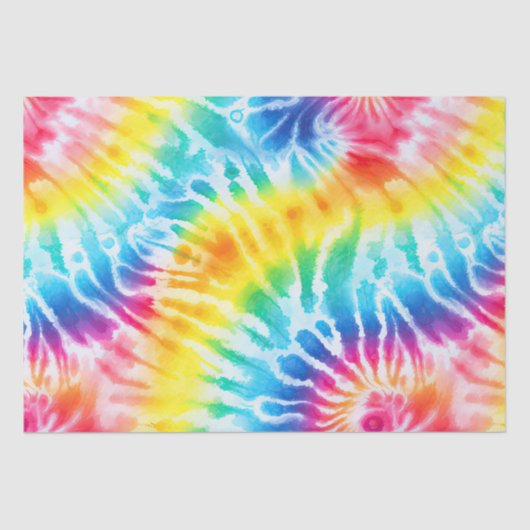 Papier Mousseline Tie cool Frotte Tie Dye (Recto)