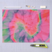 Papier Mousseline Tie Dye de pastèque (Artisanat)