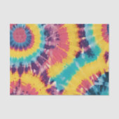 Papier Mousseline Tie Dye Motif (Recto)
