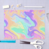 Papier Mousseline Tie Dye Swirl Pastel Super (Artisanat)