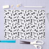 Papier Mousseline Ties noirs en nœud papillon (Artisanat)