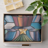 Papier Mousseline Tiffany-Style Stained Glass Christmas Tree (Cadeau)