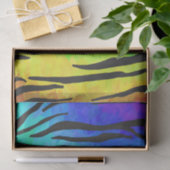 Papier Mousseline Tiger Black et Rainbow Stuff (Cadeau)