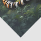Papier Mousseline Tiger in the Jungle  (Détail)