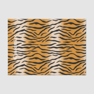 Papier Mousseline Tiger Stripes Motif Thunder_Cove