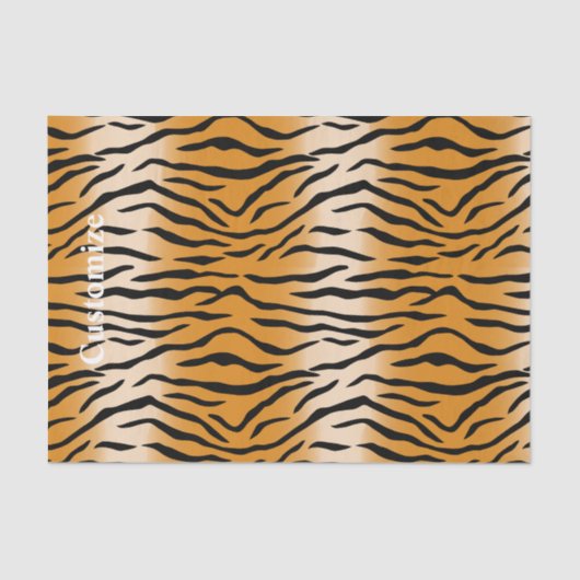 Papier Mousseline Tiger Stripes Motif Thunder_Cove (Recto)