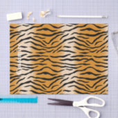 Papier Mousseline Tiger Stripes Motif Thunder_Cove (Artisanat)