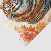 Papier Mousseline Tiger Walking Art Automne (Détail)