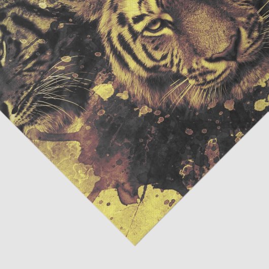 Papier Mousseline Tigre (Détail)