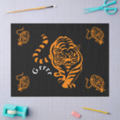 Papier Mousseline Tigre (Artisanat)