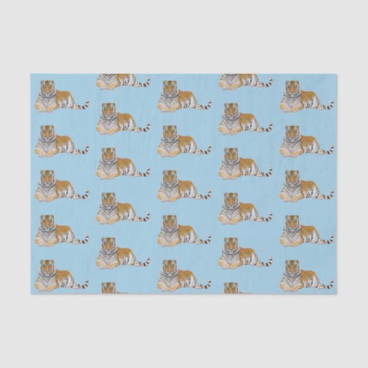 Papier Mousseline Tigre (Recto)