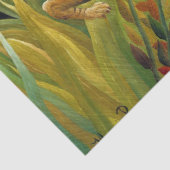 Papier Mousseline Tigre dans une tempête tropicale, Rousseau (Détail)