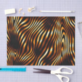 Papier Mousseline Tigre de feu (Artisanat)