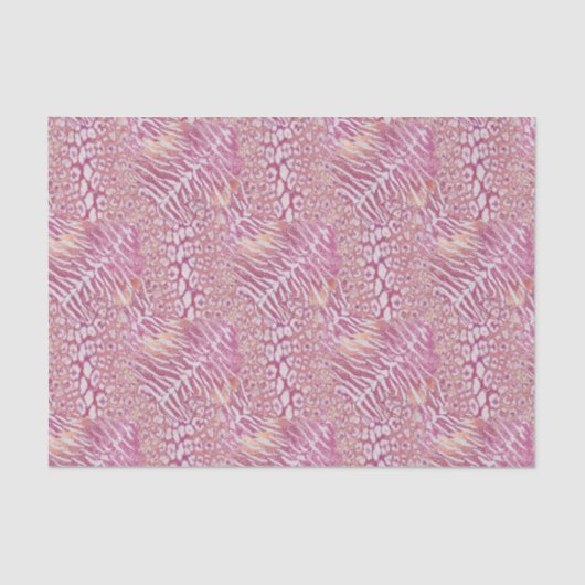 Papier Mousseline Tigre léopard tendance (Recto)
