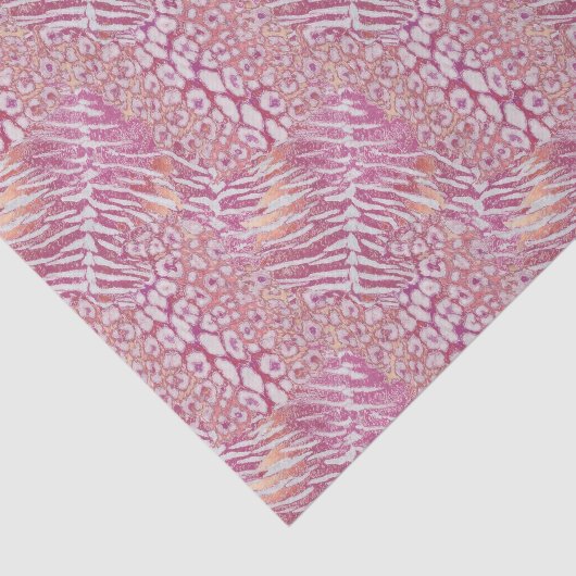 Papier Mousseline Tigre léopard tendance (Détail)