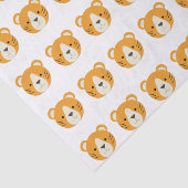Papier Mousseline Tigre mignon (Détail)