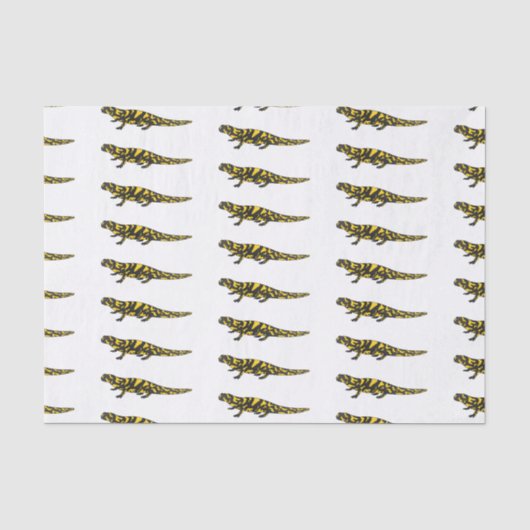 Papier Mousseline Tigre salamandre (Recto)