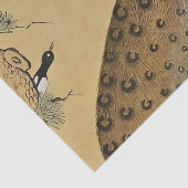 Papier Mousseline Tigre tacheté Minhwa avec pie (Détail)