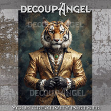 Tigre victorien -Découpage