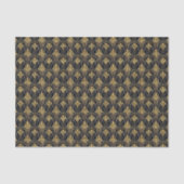 Papier Mousseline Tiled Art Deco pattern  (Recto)