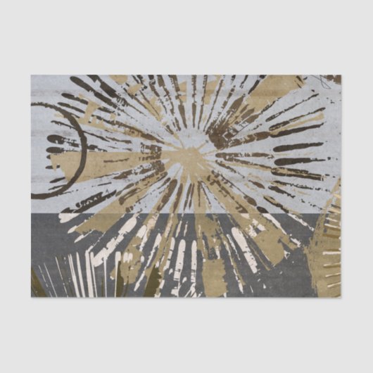 Papier Mousseline Tiles d'éclatement III (Recto)