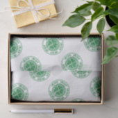 Papier Mousseline Timbre irlandais shamrock (Cadeau)