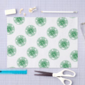 Papier Mousseline Timbre irlandais shamrock (Artisanat)