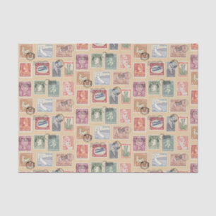 Papier Mousseline Timbres postaux