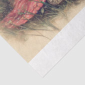 Papier Mousseline Timekeeper de lapin Vintage Wonderland Decoupage (Détail)