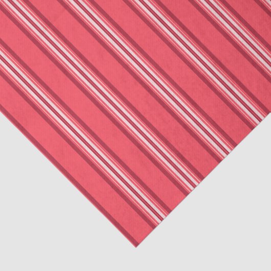 Papier Mousseline Timeless Red Stripes Classic (Détail)