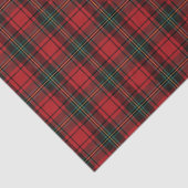 Papier Mousseline Timeless Tartan Plaid Red Black Ralph Christmas (Détail)