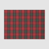 Papier Mousseline Timeless Tartan Plaid Red Black Ralph Christmas (Recto)