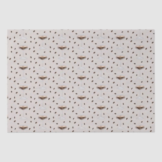 Papier Mousseline Tini Bit Ancien Espresso Martini Signature Cocktai (Recto)