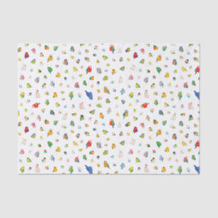 Papier Mousseline Tiny Bird Loafs