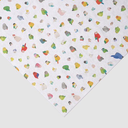 Papier Mousseline Tiny Bird Loafs (Détail)