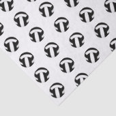 Papier Mousseline tiny black white volleyballs pattern (Détail)