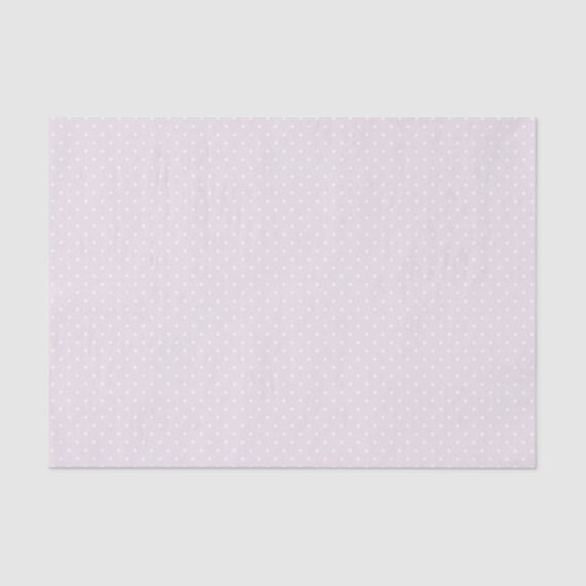 PAPIER MOUSSELINE TINY LAVENDER & POIS BLANCS (Recto)