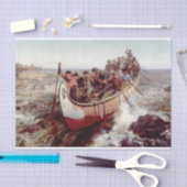 Papier Mousseline Tirer sur les rapides par Frances Anne Hopkins (Artisanat)